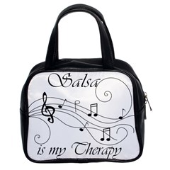 Salsa Is My Therapy Partition Classic Handbag (two Sides) by alllovelyideas
