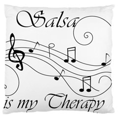 Salsa Is My Therapy Partition Standard Flano Cushion Case (two Sides) by alllovelyideas