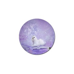 Cute Little Maltese, Soft Colors Golf Ball Marker (4 Pack) by FantasyWorld7