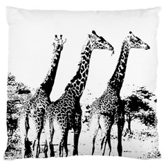 Giraffe  Standard Flano Cushion Case (two Sides) by Valentinaart