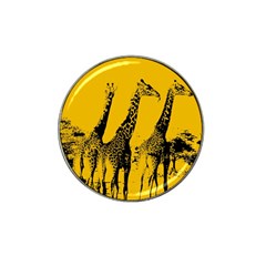 Giraffe  Hat Clip Ball Marker by Valentinaart