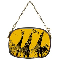 Giraffe  Chain Purse (one Side) by Valentinaart