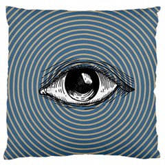 Pop Art Eye Large Cushion Case (two Sides)