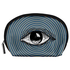 Pop Art Eye Accessory Pouch (large) by Valentinaart