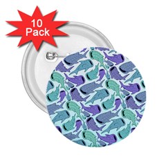 Whale Sharks 2 25  Buttons (10 Pack) 