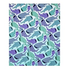 Whale Sharks Shower Curtain 60  X 72  (medium)  by mbendigo