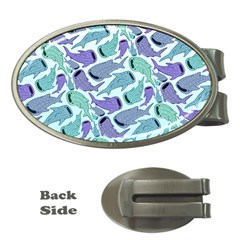 Whale Sharks Money Clips (oval)  by mbendigo