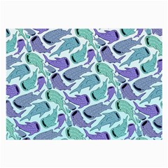 Whale Sharks Large Glasses Cloth (2-side) by mbendigo