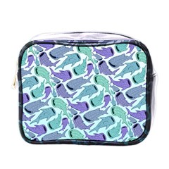 Whale Sharks Mini Toiletries Bag (one Side)