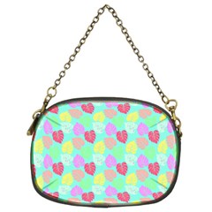 Pastel Rainbow Monstera Chain Purse (two Sides) by PodArtist