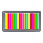 Neon Hawaiian Rainbow Deck Chair Stripes Memory Card Reader (Mini) Front