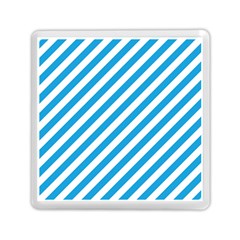 Oktoberfest Bavarian Blue And White Candy Cane Stripes Memory Card Reader (square) by PodArtist