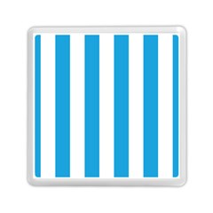 Oktoberfest Bavarian Blue And White Large Cabana Stripes Memory Card Reader (square) by PodArtist