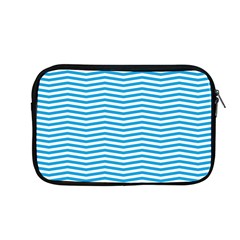 Oktoberfest Bavarian Blue And White Chevron Stripes Apple Macbook Pro 13  Zipper Case by PodArtist