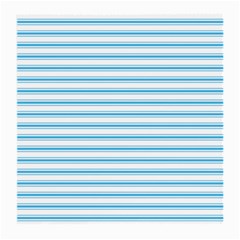 Oktoberfest Bavarian Blue and White Large Mattress Ticking Stripes Medium Glasses Cloth