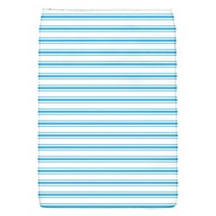 Oktoberfest Bavarian Blue and White Large Mattress Ticking Stripes Removable Flap Cover (S)