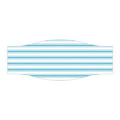 Oktoberfest Bavarian Blue and White Large Mattress Ticking Stripes Stretchable Headband