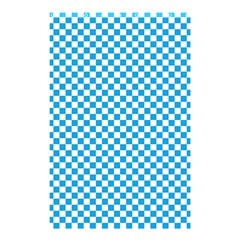 Oktoberfest Bavarian Blue And White Checkerboard Shower Curtain 48  X 72  (small) 