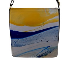 EVENING TIDE Flap Closure Messenger Bag (L)