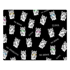 Llama Pattern Double Sided Flano Blanket (large) 