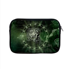 Awesome Creepy Mechanical Skull Apple Macbook Pro 15  Zipper Case by FantasyWorld7