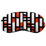 Linear Sequence Pattern Design Sleeping Masks Front