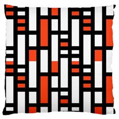 Linear Sequence Pattern Design Large Flano Cushion Case (two Sides) by dflcprints