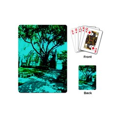 Hot Day In Dallas 50 Playing Cards (mini) by bestdesignintheworld