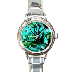 Hot Day In Dallas 50 Round Italian Charm Watch by bestdesignintheworld