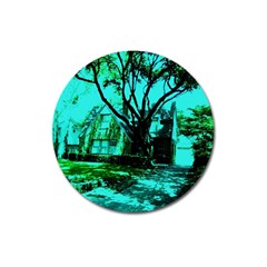 Hot Day In Dallas 50 Magnet 3  (round) by bestdesignintheworld