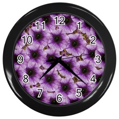 The Sky Is Not The Limit For Beautiful Big Flowers Wall Clock (black)