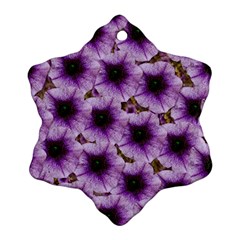 The Sky Is Not The Limit For Beautiful Big Flowers Ornament (snowflake) by pepitasart