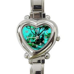 Hot Day In Dallas 50 Heart Italian Charm Watch by bestdesignintheworld