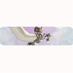 Cute Little Pegasus In The Sky, Cartoon Large Bar Mats by FantasyWorld7