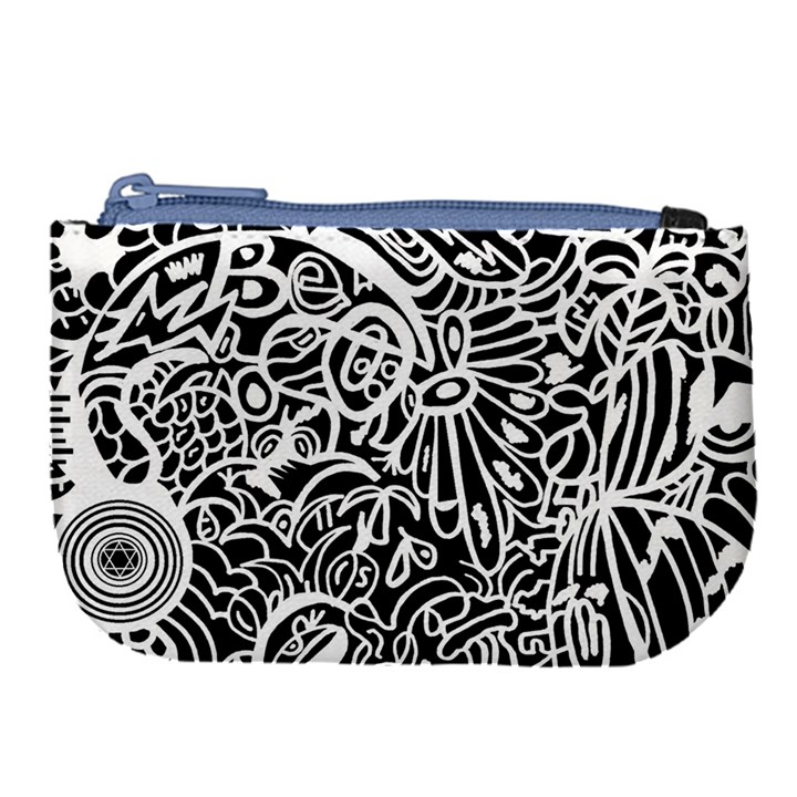 Maze Draw Large Coin Purse