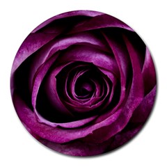 Plant Rose Flower Petals Nature Round Mousepads by Sapixe