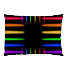 Neon Light Abstract Pattern Lines Pillow Case (two Sides)