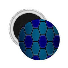 Hexagon Background Geometric Mosaic 2 25  Magnets