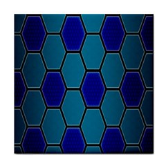 Hexagon Background Geometric Mosaic Face Towel