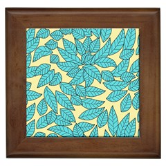 Leaves Dried Leaves Stamping Framed Tiles by Sapixe