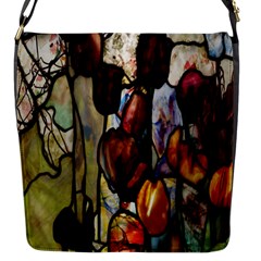 Tiffany Window Colorful Pattern Flap Closure Messenger Bag (s) by Sapixe