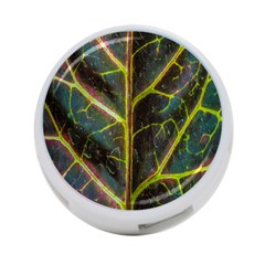 Leaf Abstract Nature Design Plant 4-port Usb Hub (two Sides)