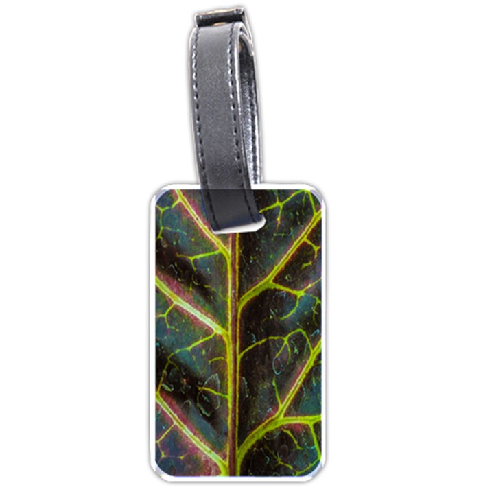 Leaf Abstract Nature Design Plant Luggage Tags (One Side) 