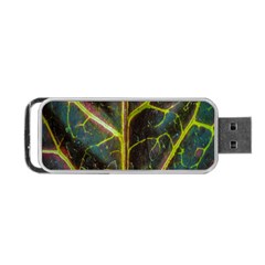 Leaf Abstract Nature Design Plant Portable Usb Flash (one Side)