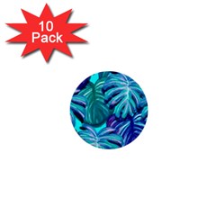 Leaves Tropical Palma Jungle 1  Mini Buttons (10 Pack) 