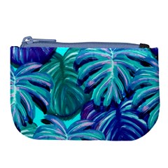 Leaves Tropical Palma Jungle Large Coin Purse by Sapixe