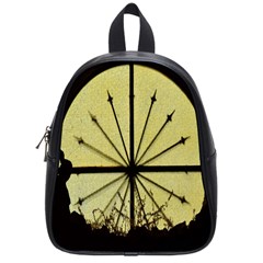 Window About Glass Metal Weathered School Bag (small) by Sapixe