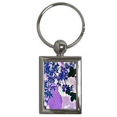 Blossom Bloom Floral Design Key Chains (rectangle)  by Sapixe