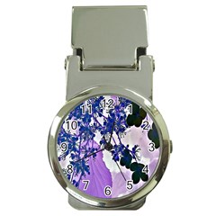 Blossom Bloom Floral Design Money Clip Watches by Sapixe