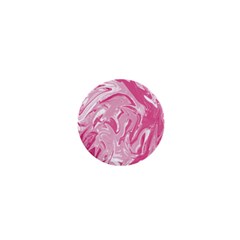 Pink Marble Painting Texture Pattern 1  Mini Buttons by Sapixe